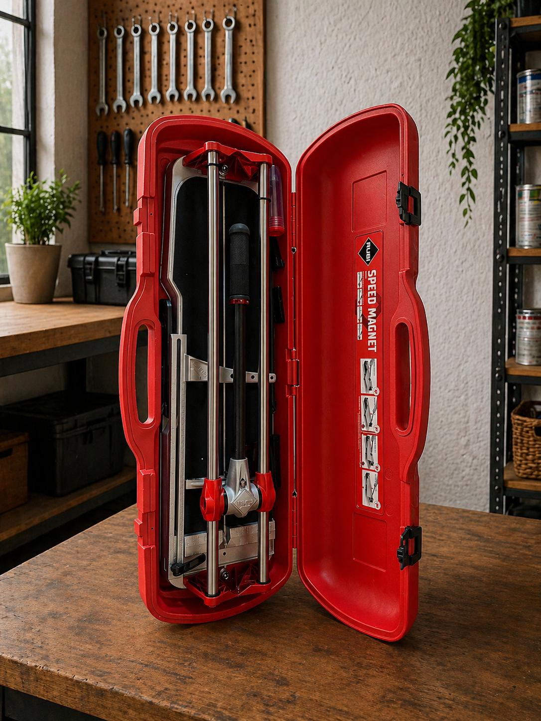 RUBI Speed Magnet Fliesenschneider zur Miete - Fliesenleger-Werkzeug, manueller Schneider