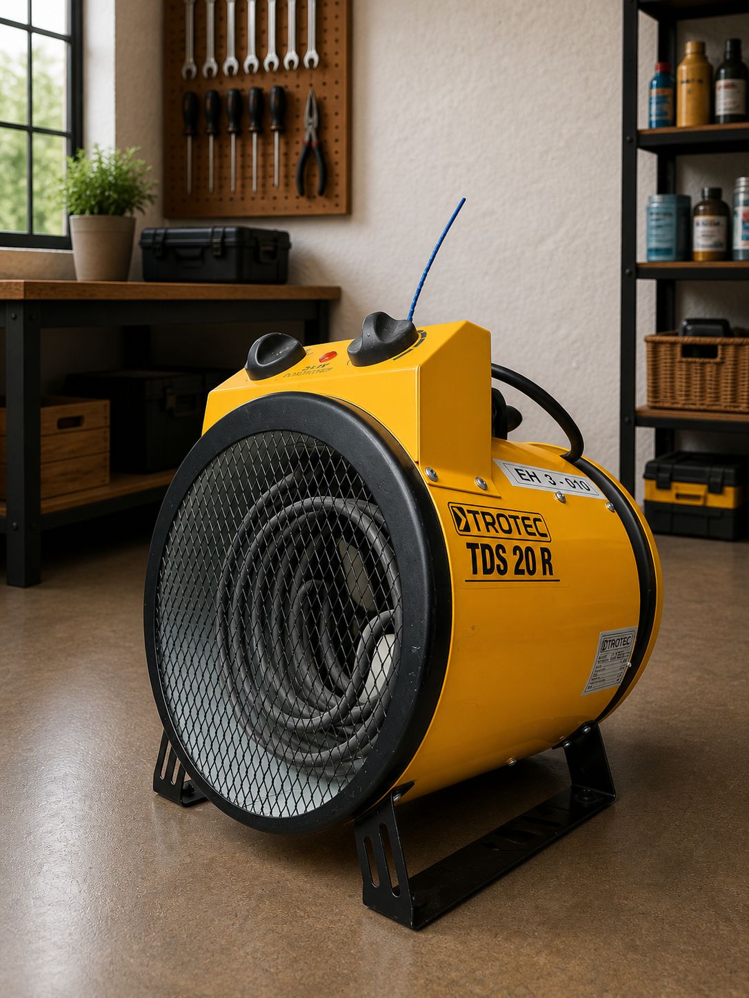 Trotec TDS 20 R Heizlüfter Elektro zur Miete - Bauheizer, Werkstattheizer, Elektroheizgebläse
