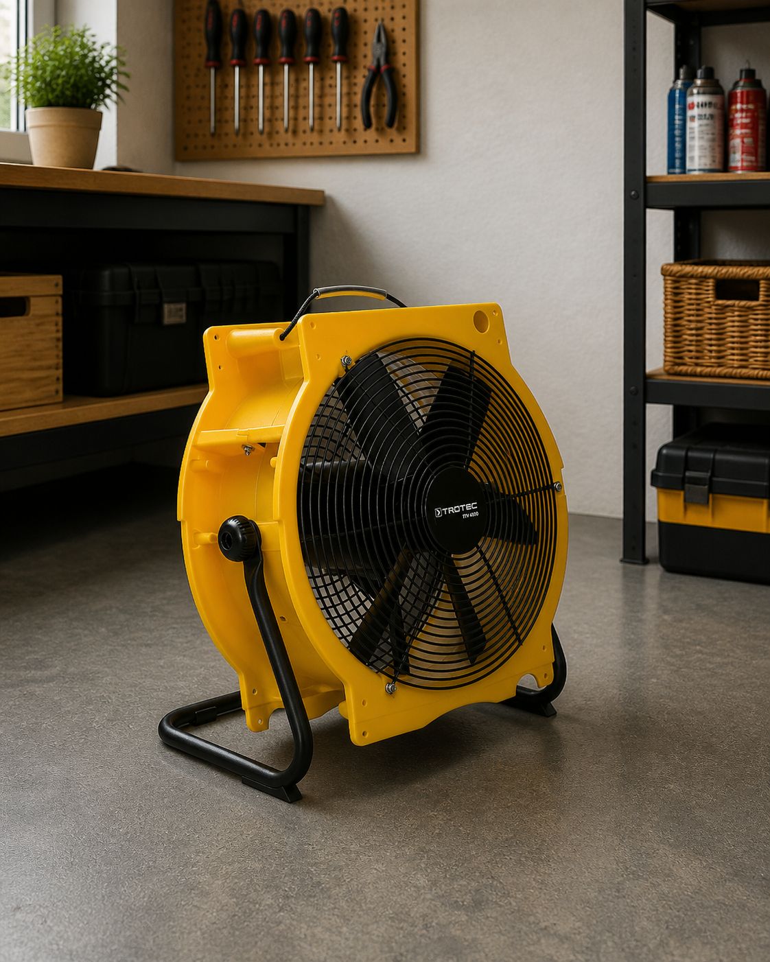 Industrie-Ventilator zur Miete - Bauluefter, Großventilator, Standventilator