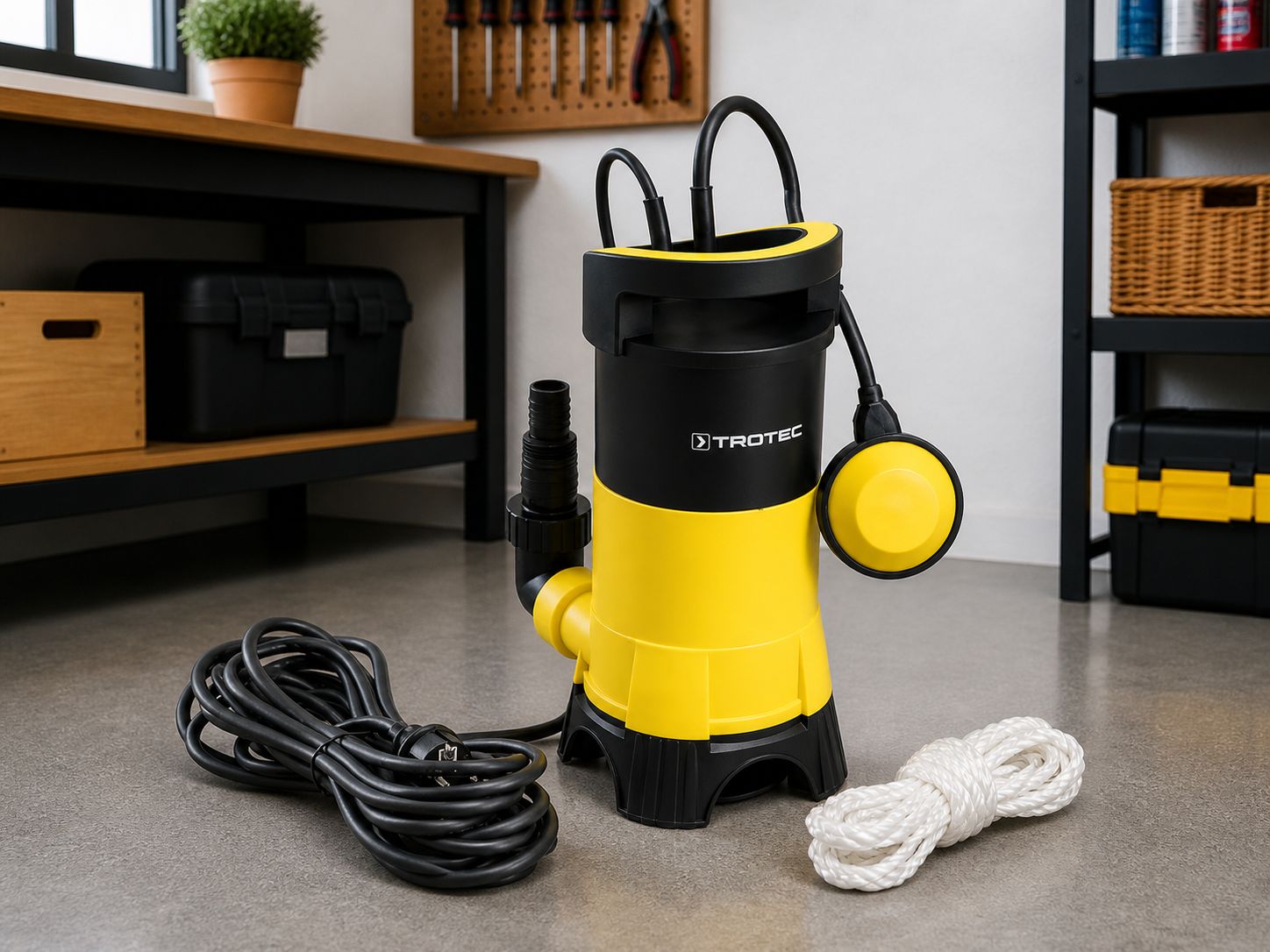 Trotec TWP Tauchpumpe / Schmutzwasserpumpe / Kellerpumpe zur Miete